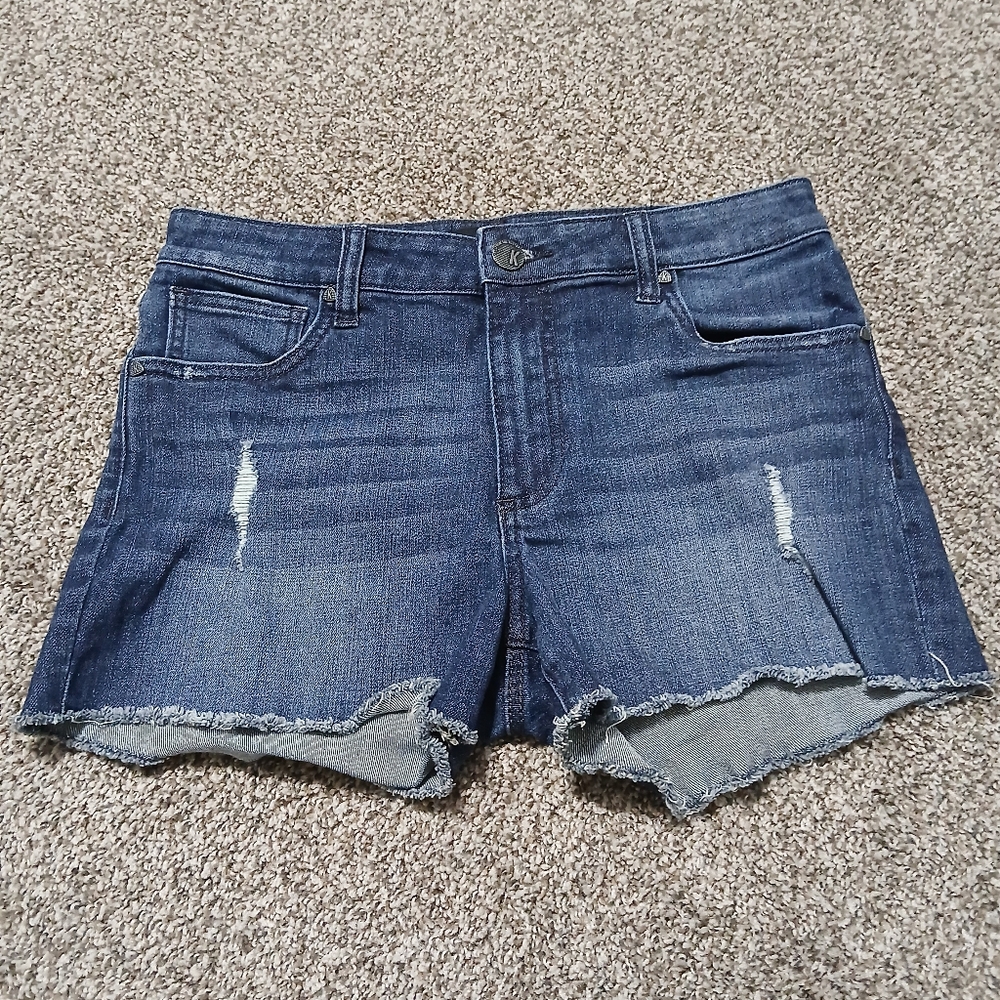 Kut from the Kloth Dark Blue Jean Shorts